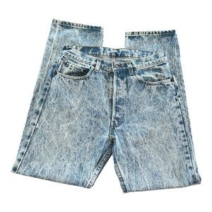 Vintage Levi’s acid wash 501 Blue Jeans size 32